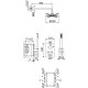 Душевая система Cezares Leaf LEAF-DSIP-T-25-01 Хром