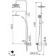 Душевая система Cezares Leaf LEAF-CDA-30-01 Хром