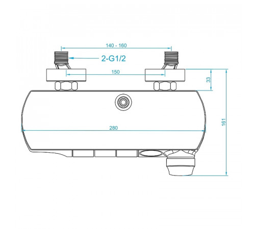 Душевая система RGW Shower Panels SP-33 51140133-01 Хром