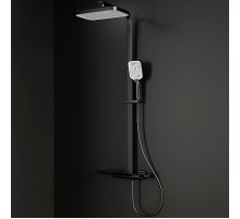 Душевая система RGW Shower Panels SP-34B 51140134-04 с термостатом Черная матовая