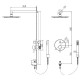 Душевая система RGW Shower Panels SP-52-1B 511408521-04 Черная матовая