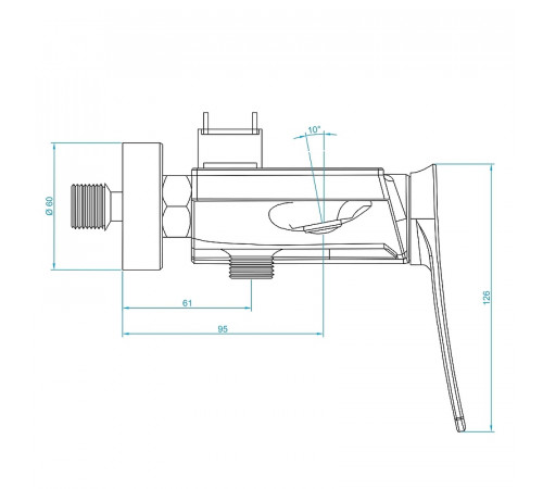 Душевая система RGW Shower Panels SP-33B 51140133-04 Черная матовая