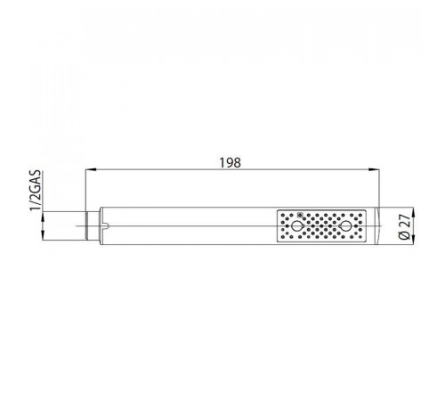 Душевой гарнитур Bossini Zen D74001.030 Хром