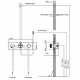 Душевая система Vincea VSFW-422T1GM с термостатом Вороненая сталь