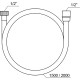 Душевой шланг Ravak SatinFlex X07P568 Черный матовый