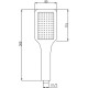 Ручной душ Rav Slezak PS0046CMAT Черный матовый