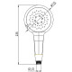 Ручной душ Rav Slezak Cosmo Eco PS0024 Хром