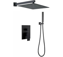 Душевая система Berges Ventas 2S Black 073002 Черная матовая