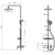 Душевая система Orans OLS-7003 7003wx Черная матовая