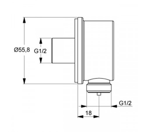 Душевая система Ideal Standard Ceraflex BC447AA Хром