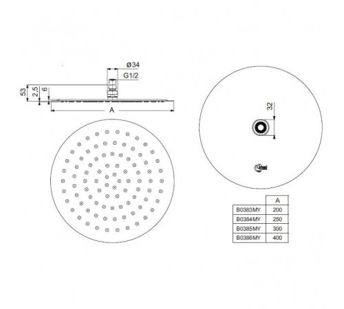 Душевая система Ideal Standard Ceratherm BD006XC с термостатом Хром