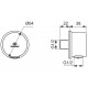 Шланговое подключение Ideal Standard Ideal Rain BC808AA Хром