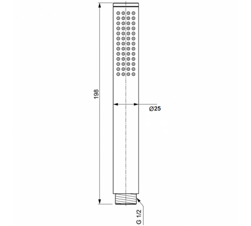 Ручной душ Ideal Standard Ideal Rain BC774A2 Brushed Gold