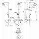 Душевая система Ideal Standard Cerafine Model O BC749XG Черный шелк