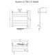 Электрический полотенцесушитель Тругор Аспект 2 элТЭН 60x50 с полкой Хром
