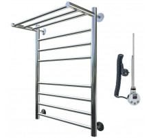 Электрический полотенцесушитель Тругор Аспект 2 элТЭН 80x50 с полкой Хром