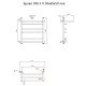Водяной полотенцесушитель Тругор Браво 3 П ПМ L 60x50 с полкой Хром