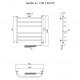 Электрический полотенцесушитель Тругор Браво 2 элТЭН 60x50 Хром