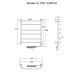 Электрический полотенцесушитель Тругор Браво 3 элТЭН 60x50 Хром
