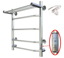 Электрический полотенцесушитель Тругор Браво Пэк СП 3 П 60x50 с полкой Хром