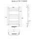 Электрический полотенцесушитель Тругор Браво 3 элТЭН 100x40 Хром