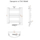 Электрический полотенцесушитель Тругор Приоритет 3 элТЭН 80x40 Хром
