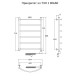 Электрический полотенцесушитель Тругор Приоритет 1 элТЭН 80x60 Хром