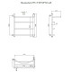 Водяной полотенцесушитель Тругор Приоритет 1 П ПМ L 60x50 с полкой Хром