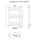 Электрический полотенцесушитель Тругор Приоритет 3 элТЭН 100x50 Хром