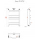 Водяной полотенцесушитель Тругор Лотос 3 НП 80x50 Хром