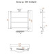 Электрический полотенцесушитель Тругор Лотос 1 элТЭН 60x50 Хром