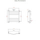Водяной полотенцесушитель Тругор Лотос 2 ПМ 60x50 Хром