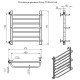 Водяной полотенцесушитель Тругор Блиц ПМ 60x40 Хром