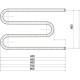 Водяной полотенцесушитель Тругор М 1 60x50 Хром