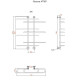 Водяной полотенцесушитель Тругор Логика НП 80x60 Хром