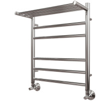 Водяной полотенцесушитель Point Аврора PN10156P П5 500x600 с полкой Хром