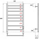 Электрический полотенцесушитель Point Аврора PN10858BR П8 500x800 диммер справа Бронза