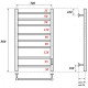 Электрический полотенцесушитель Point Аврора PN10858B П8 500x800 диммер справа Черный