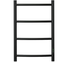 Электрический полотенцесушитель Point Афина PN04846B П4 400x600 диммер справа Черный