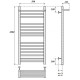 Электрический полотенцесушитель Point Аврора Премиум PN10150SPE П14 500x1000 с полкой левый/правый Хром