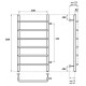 Водяной полотенцесушитель Point Ника PN08558 П6 500x800 с боковым подключением Хром