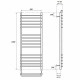 Электрический полотенцесушитель Point Омега PN90150SE П15 500x1000 левый/правый Хром