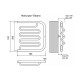 Водяной полотенцесушитель Terminus Фокстрот-Лиана 500x700 4620768880995 Хром