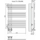 Водяной полотенцесушитель Terminus Астра П14 500x696 4620768886522 Хром