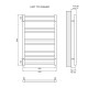 Электрический полотенцесушитель Lemark Unit П10 50х80 LM45810EBL Черный