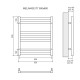 Водяной полотенцесушитель Lemark Melange П7 50х60 LM49607W Белый
