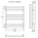 Электрический полотенцесушитель Lemark Status П7 50х60 LM44607EBR Бронза