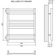 Электрический полотенцесушитель Lemark Bellario П7 50х60 LM68607EBL Черный