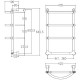 Электрический полотенцесушитель Margaroli Luna 5233604CRNB Хром