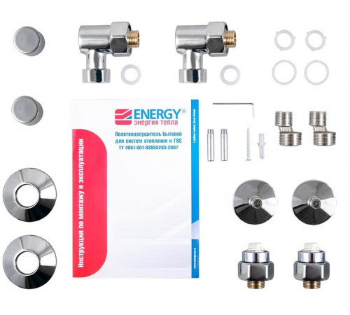 Водяной полотенцесушитель Energy Prestige Modus 800x400 EWTRPRESM0804000000 с полкой Хром